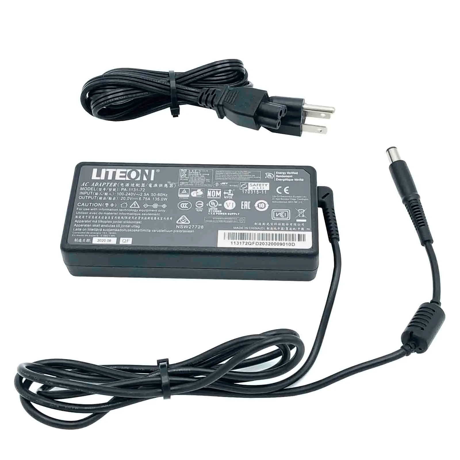 *Brand NEW*Genuine Liteon PA-1131-72 20V 6.75A 135W AC Adapter Power Supply